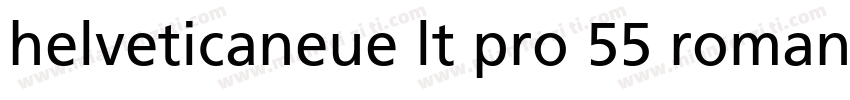 helveticaneue lt pro 55 roman粗体字体转换
